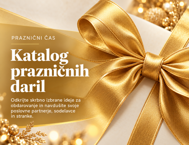 Elegant Golden Holiday Gift Catalogue