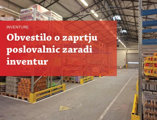 Zaprtje zaradi inventur
